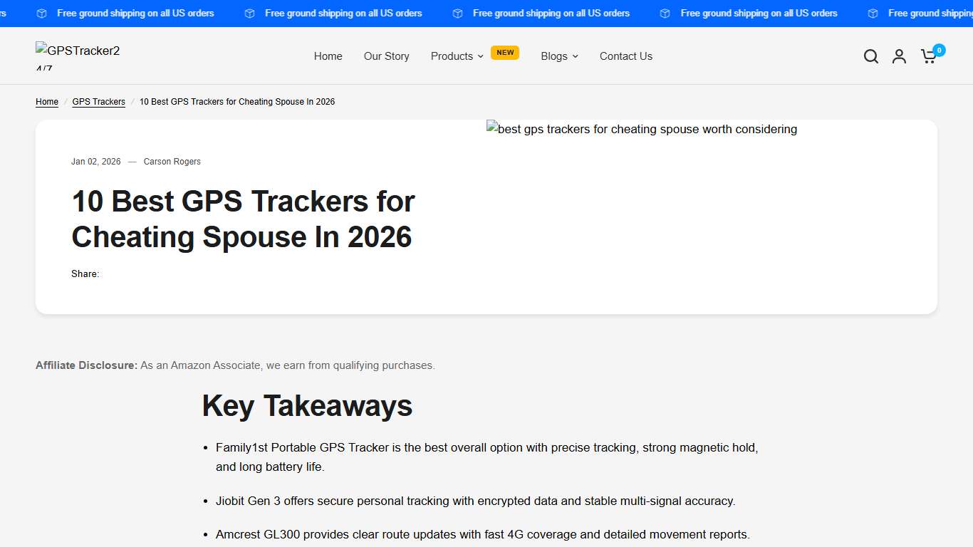 10 Best GPS Trackers for Cheating Spouse In 2026 – GPSTracker24/7